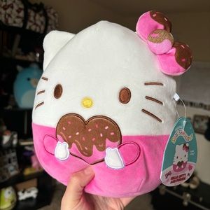 Squishmallows Sanrio Hello Kitty Valentine's Day Chocolate Strawberry plush